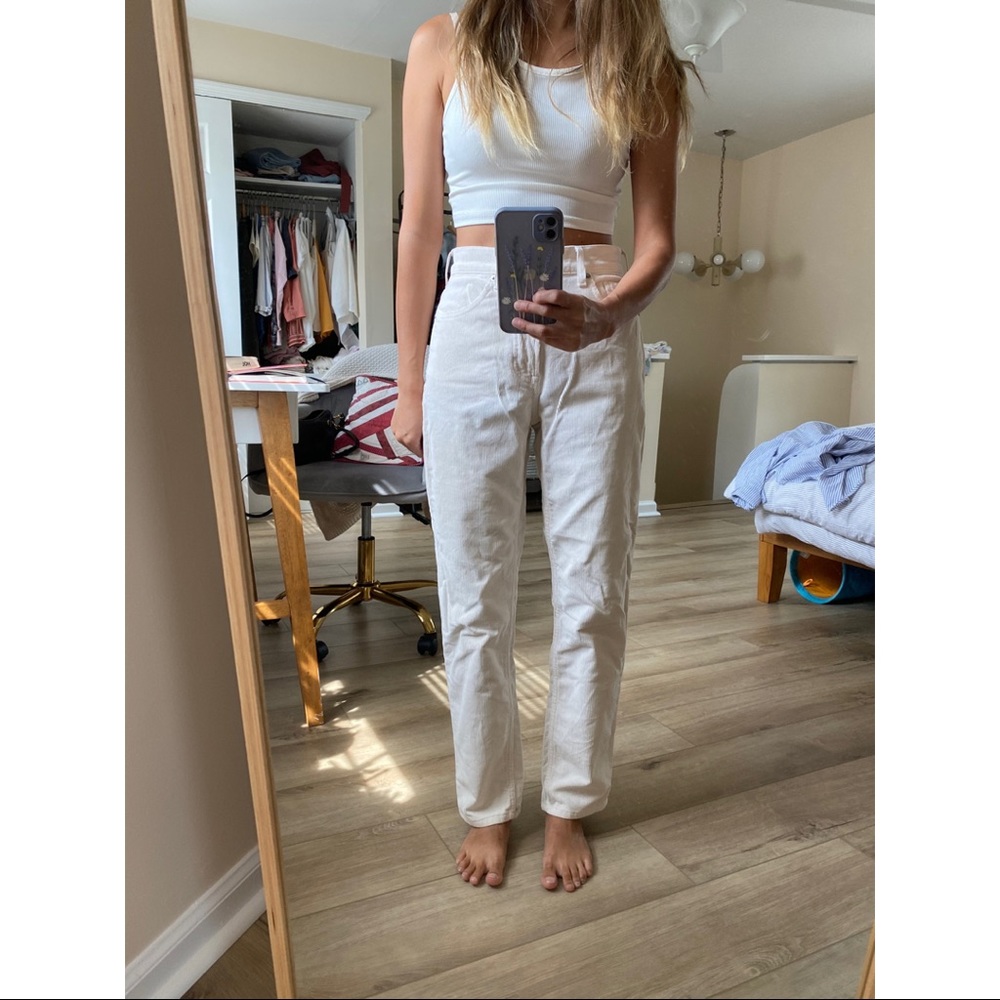 Everlane Cheeky Straight Corduroy Pants - Canvas
